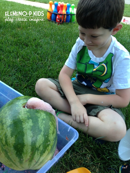 Summer Activities for Kids: Watermelon Volcano