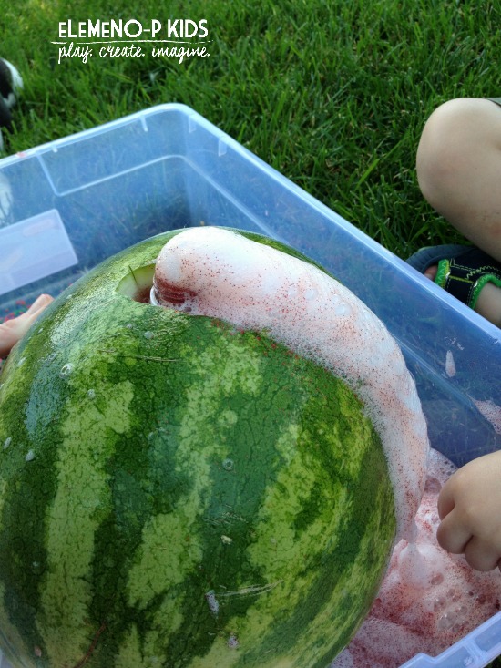 Summer Activities for Kids: Watermelon Volcano