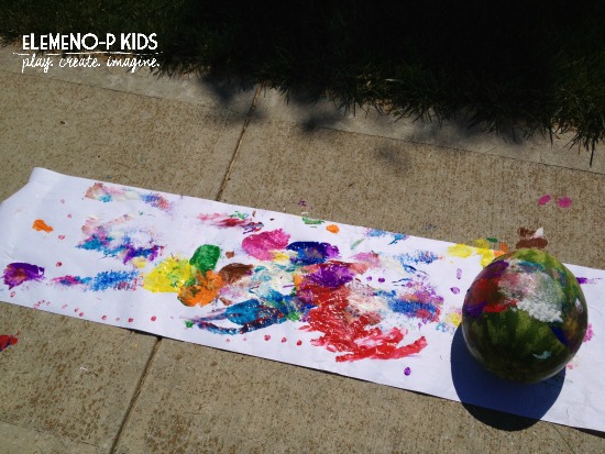 Summer Activities for Kids: Watermelon Paint