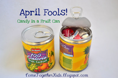 April Fools Day Pranks for Kids - Candy Can