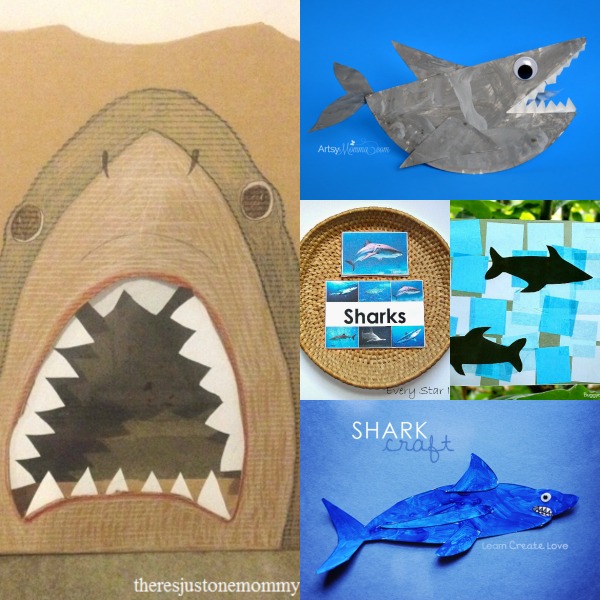 Shark Crafts for Shark Week